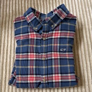 Vineyard Vines flannel button up XL size 18